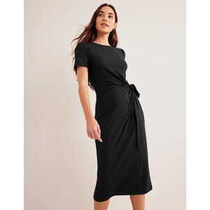 Dresses | Boden Black Knot Front Jersey Midi Dress Size 8 Nwt | Poshmark Dresses | Boden Black Knot Front Jersey Midi Dress Size 8 Nwt | Poshmark